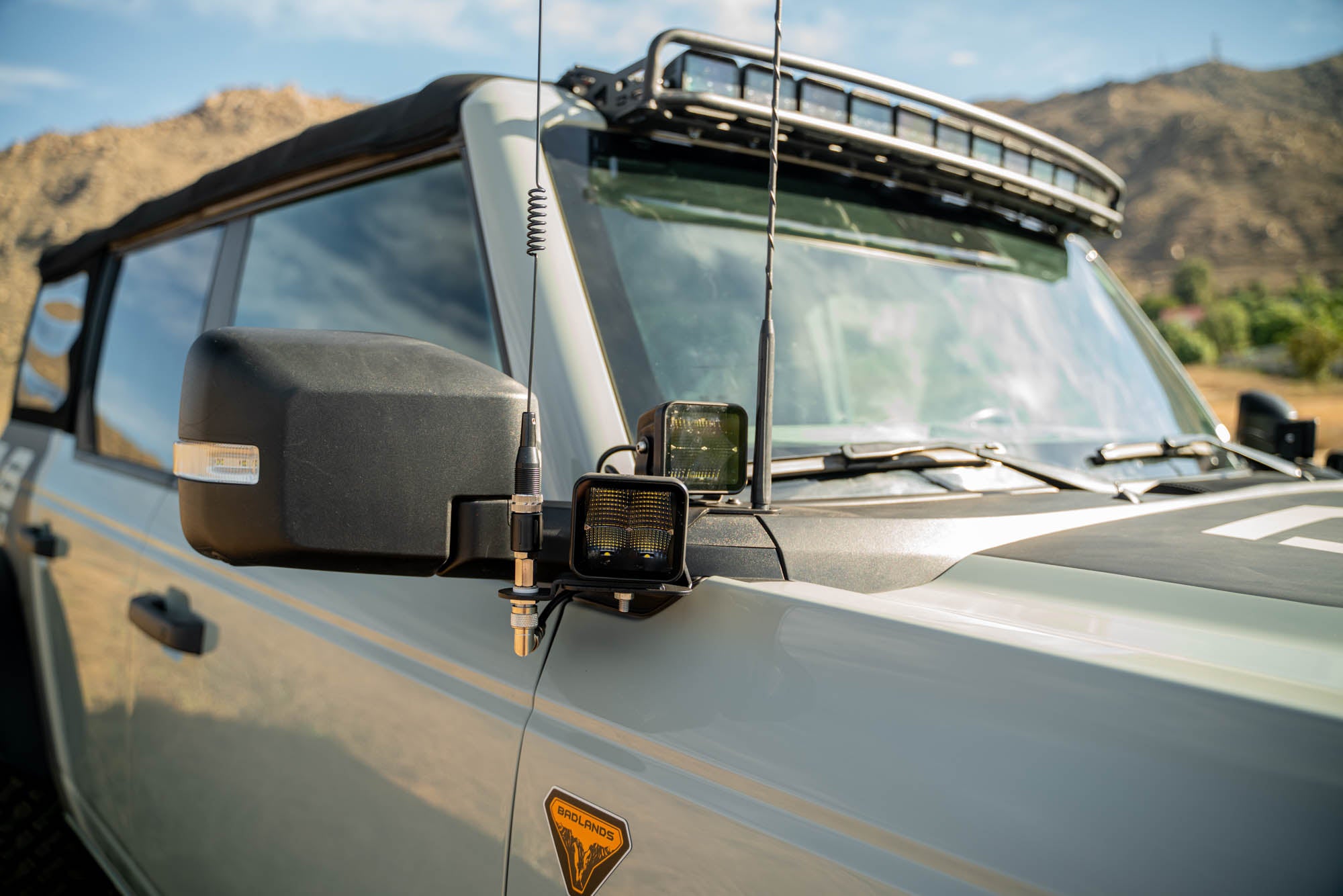 Ford Bronco A-Pillar Dual Light Pod Drop Mounts - Apollo Off-Road