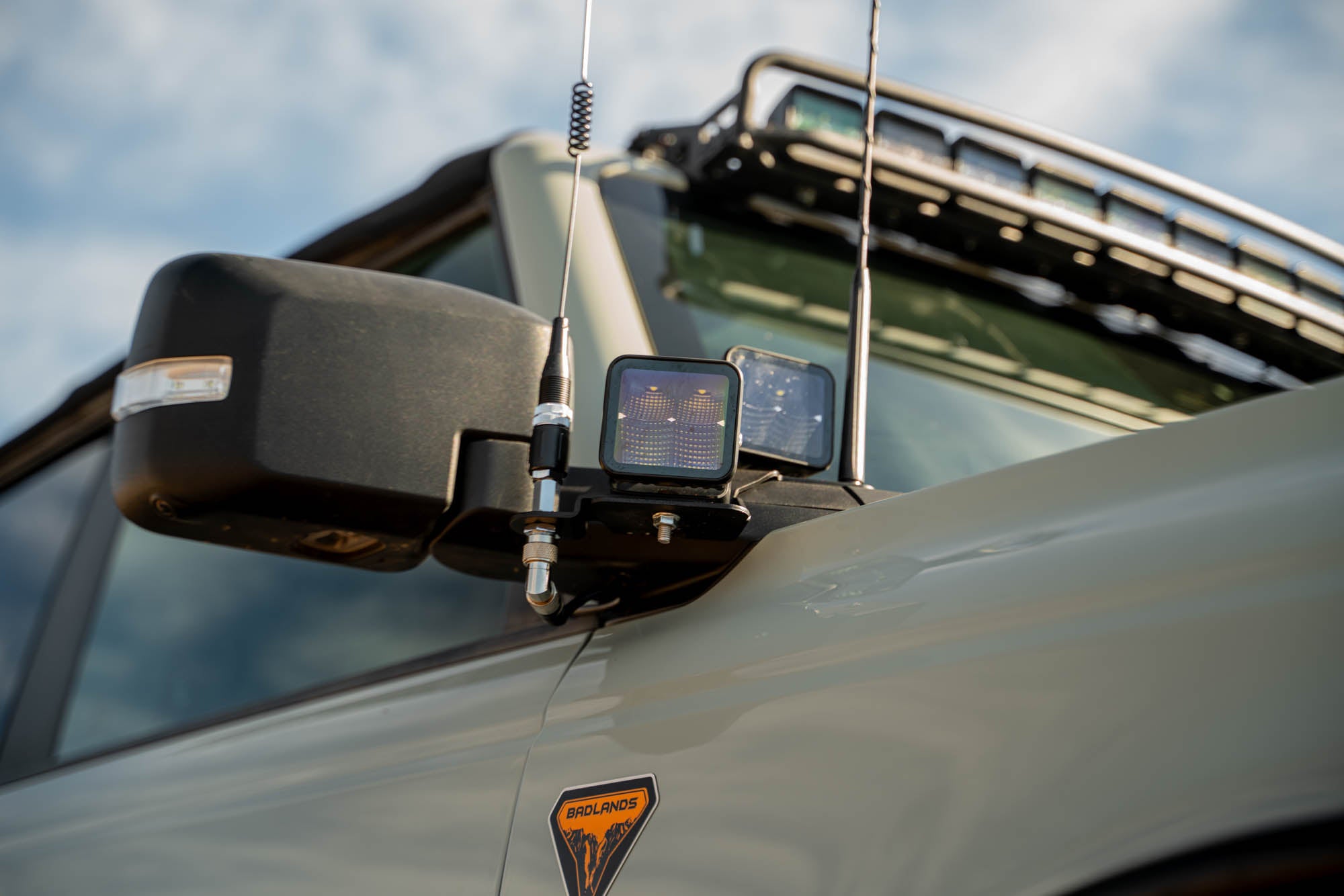 Ford Bronco A-Pillar Dual Light Pod Drop Mounts - Apollo Off-Road