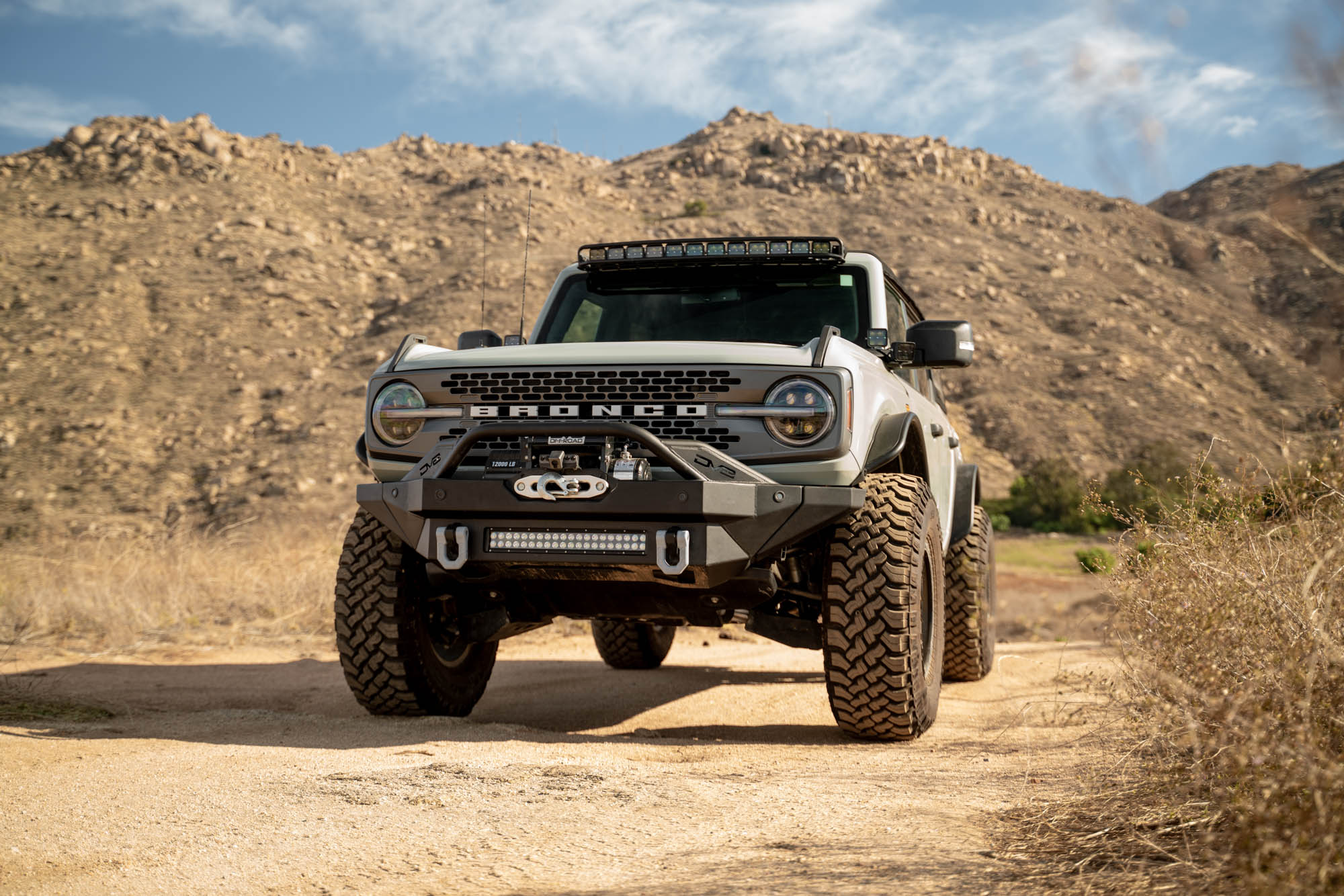 Ford Bronco A-Pillar Dual Light Pod Drop Mounts - Apollo Off-Road