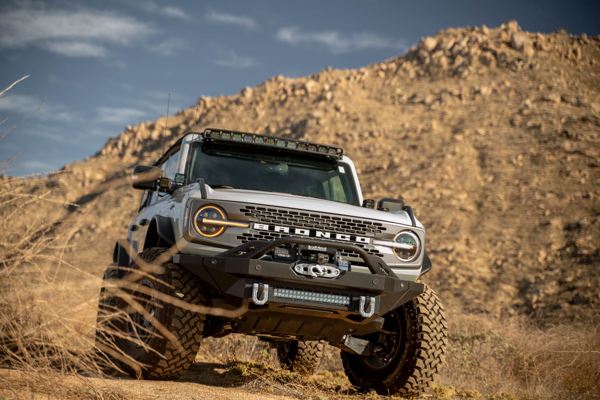 Ford Bronco A-Pillar Dual Light Pod Drop Mounts - Apollo Off-Road