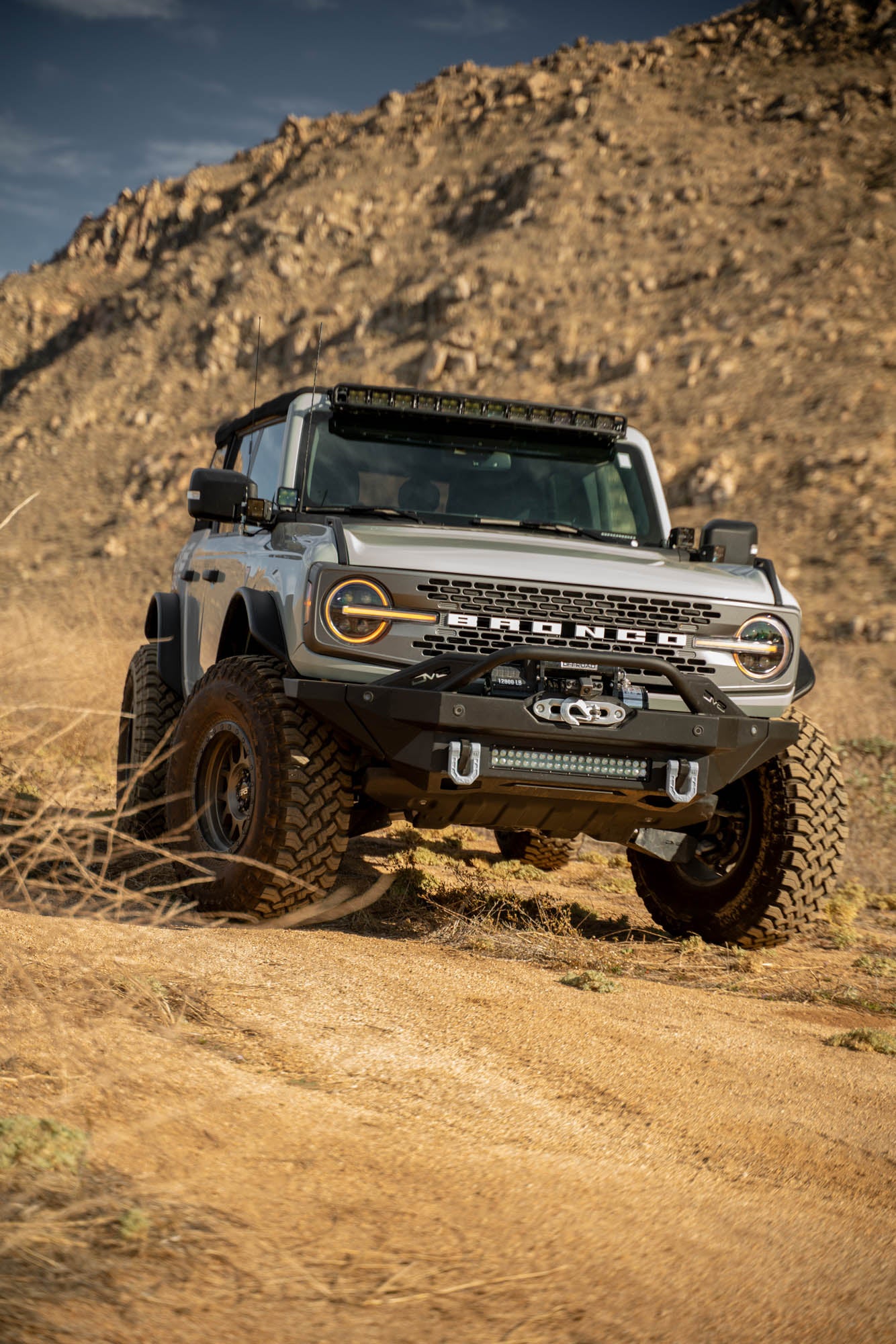 Ford Bronco A-Pillar Dual Light Pod Drop Mounts - Apollo Off-Road