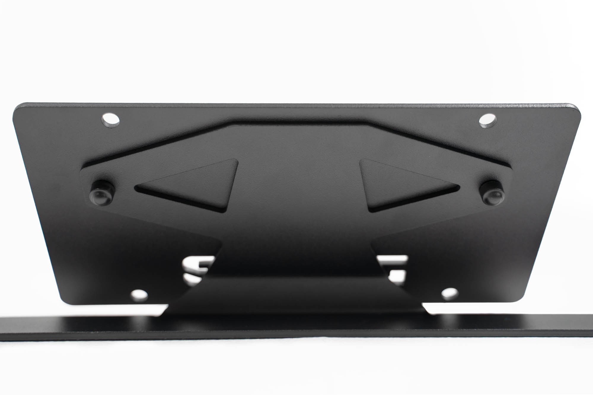 Ford Bronco Capable Bumper Slanted Front License Plate Mount - Apollo Off-Road