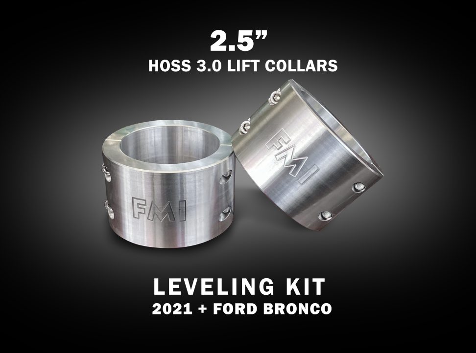 Foutz Motorsports HOSS 3.0 Spring Collar Lift Kit - 1.5", 2" & 2.5" lift 2021-2026 Ford Bronco 2023-2026 Ford F-150 Raptor R
