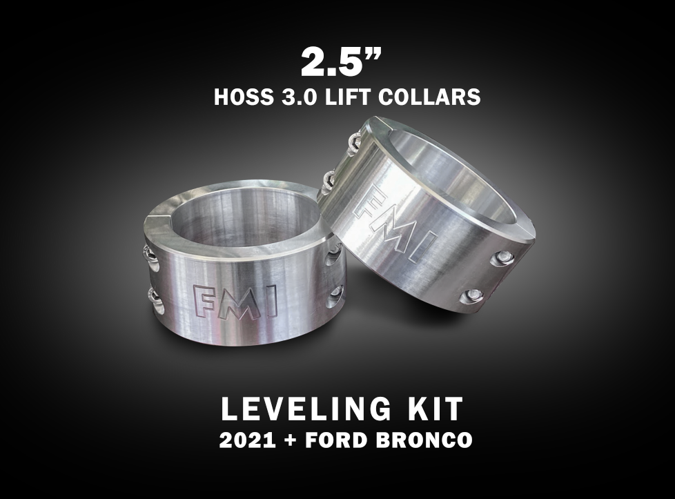 Foutz Motorsports HOSS 3.0 Spring Collar Lift Kit - 1.5", 2" & 2.5" lift 2021-2026 Ford Bronco 2023-2026 Ford F-150 Raptor R