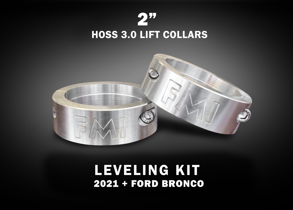 Foutz Motorsports HOSS 3.0 Spring Collar Lift Kit - 1.5", 2" & 2.5" lift 2021-2026 Ford Bronco 2023-2026 Ford F-150 Raptor R