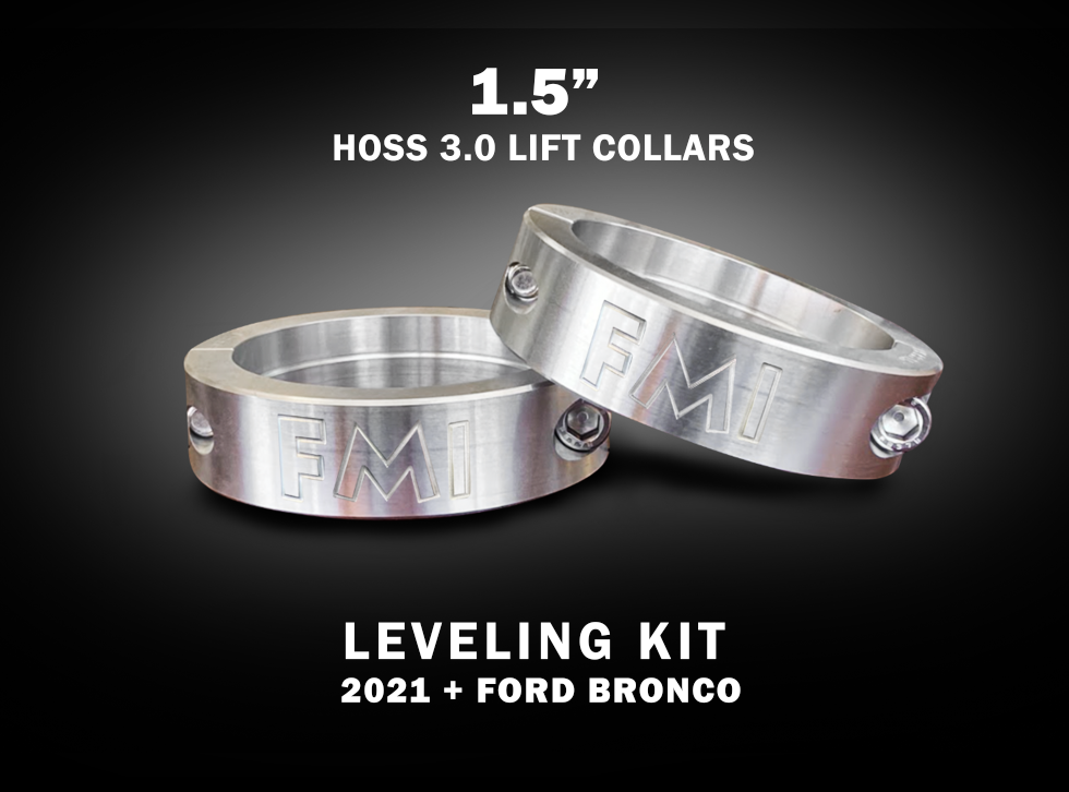 Foutz Motorsports HOSS 3.0 Spring Collar Lift Kit - 1.5", 2" & 2.5" lift 2021-2026 Ford Bronco 2023-2026 Ford F-150 Raptor R