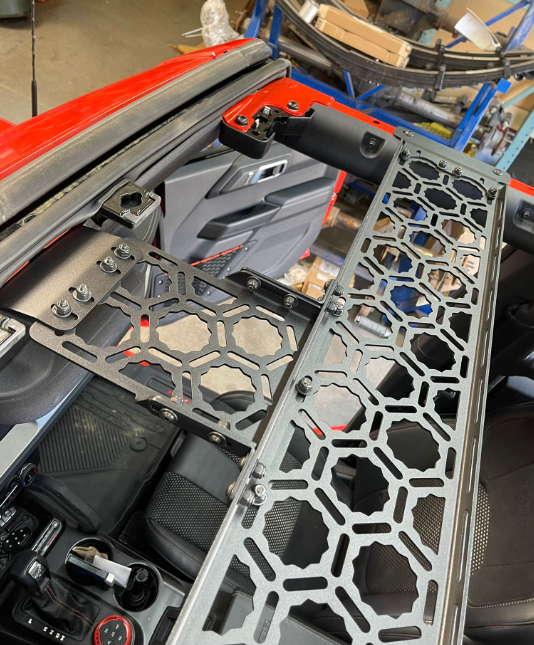 Foutz Motorsports Inside Roof Mount (across front seats with short front panel) by Adapt-A-Panel 2021-2026 Ford Bronco