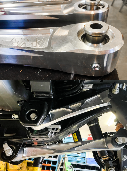 Foutz Motorsports Billet Aluminum Rear Lower Suspension Arms With Ultra-Flex Joints 2022-2026 Ford Bronco Raptor