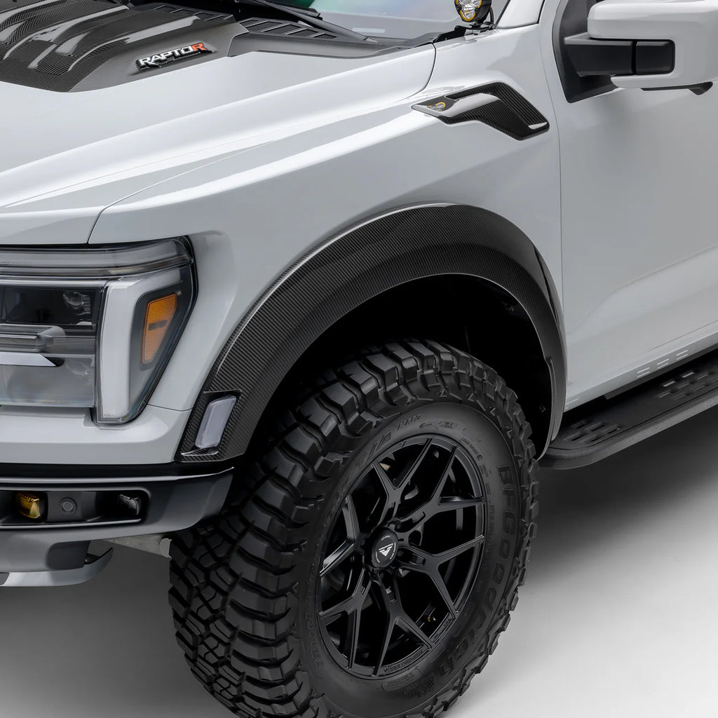 Ford F-150 Raptor R Fender Flares - Carbon Fiber PP 2X2 - Apollo Off-Road