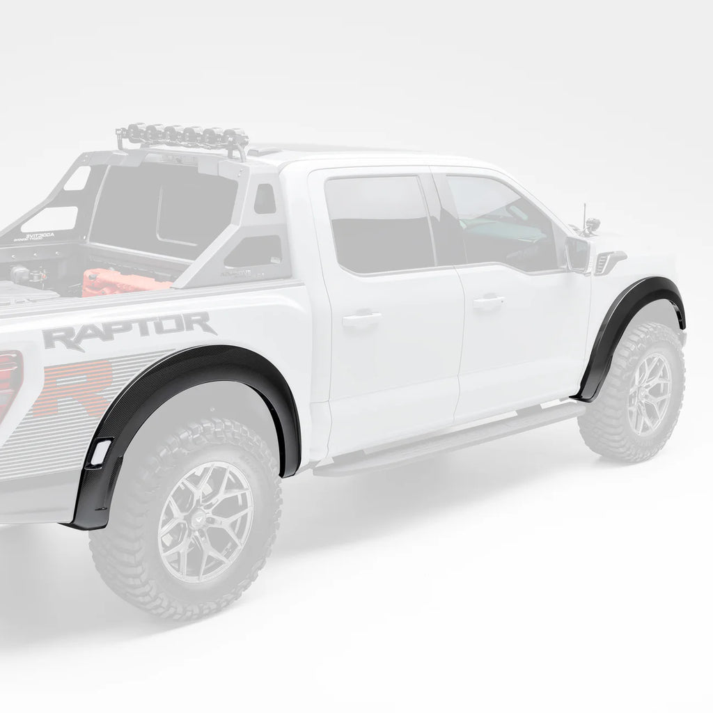 Ford F-150 Raptor R Fender Flares - Carbon Fiber PP 2X2 - Apollo Off-Road