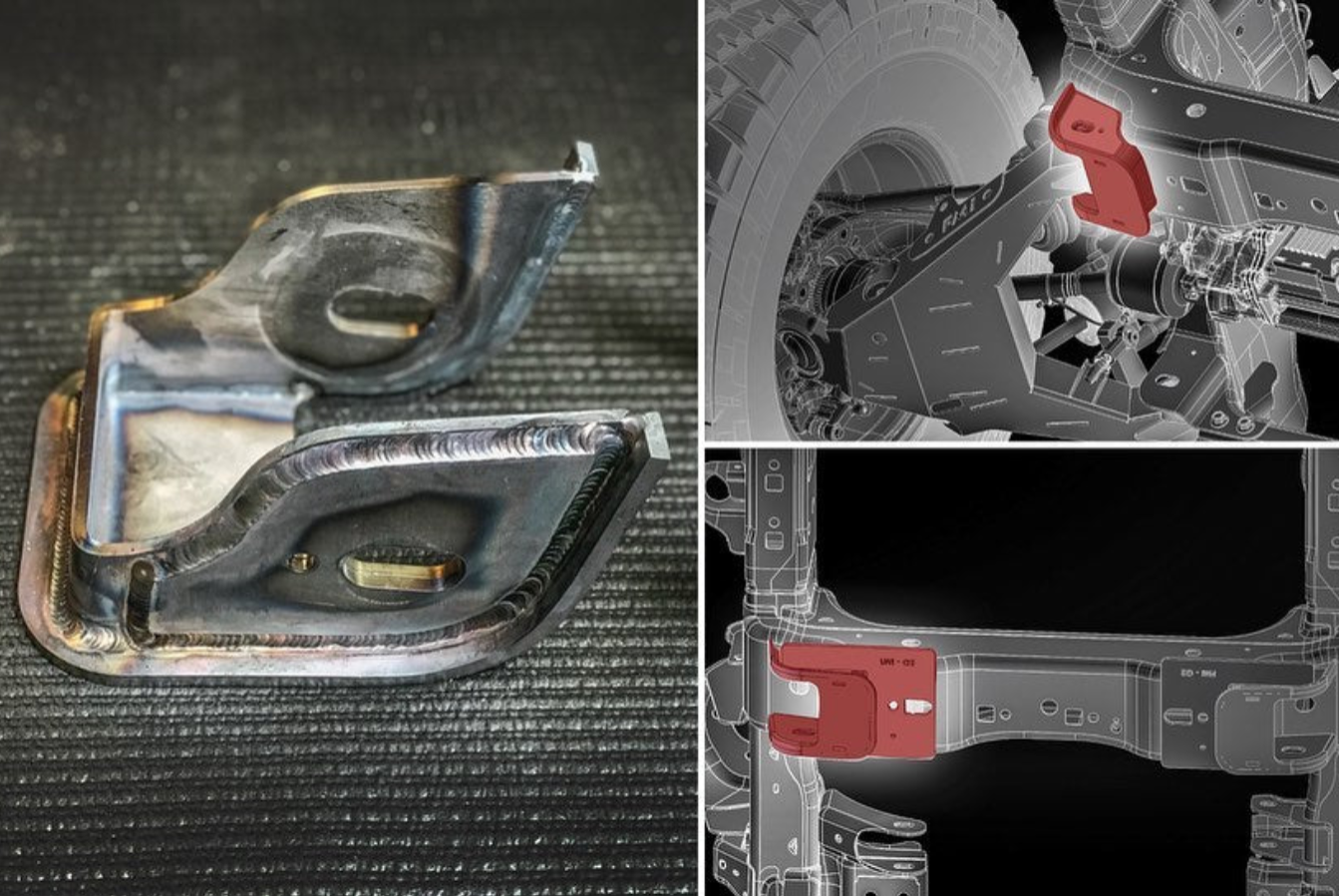 Foutz Motorsports Lower Arm Pocket Replacement Kit 2015-2025 Ford F-150