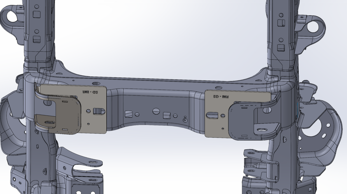 Foutz Motorsports Lower Arm Pocket Replacement Kit 2015-2025 Ford F-150