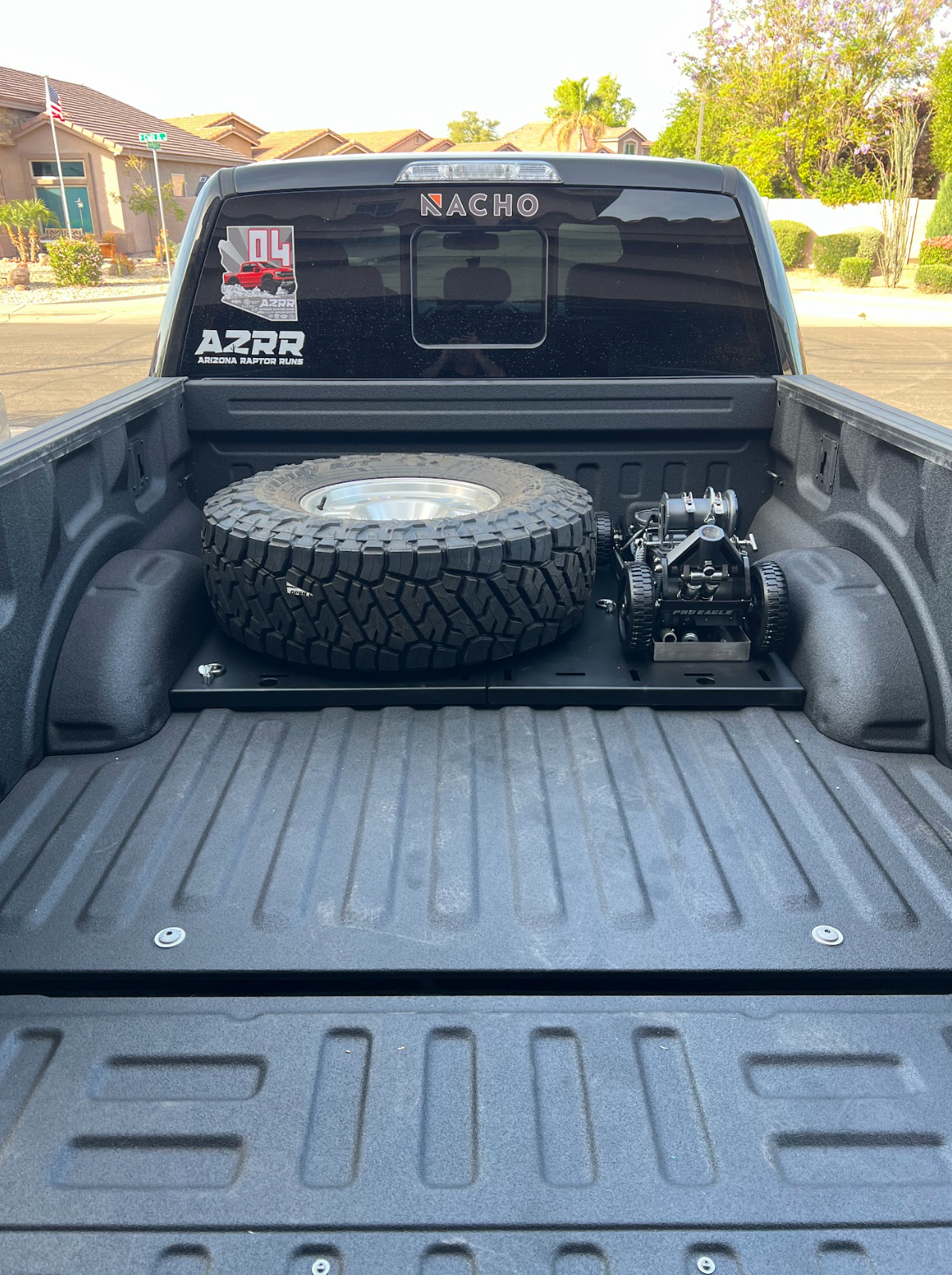 Foutz Motorsports Simple Bed Cargo Organizer 2017-2024 Ford F-150 Raptor 2023-2024 Ford F-150 Raptor R