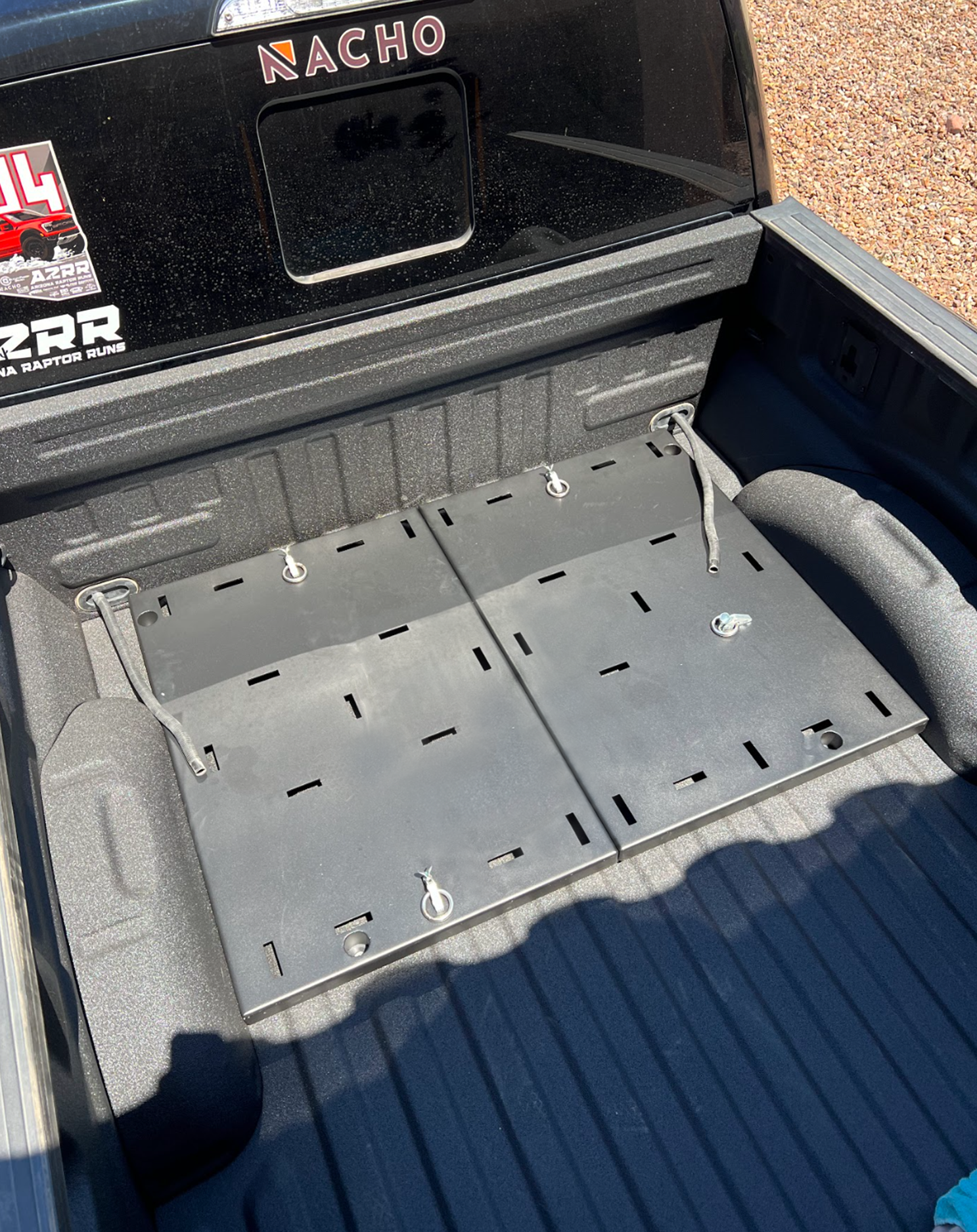 Foutz Motorsports Simple Bed Cargo Organizer 2017-2024 Ford F-150 Raptor 2023-2024 Ford F-150 Raptor R
