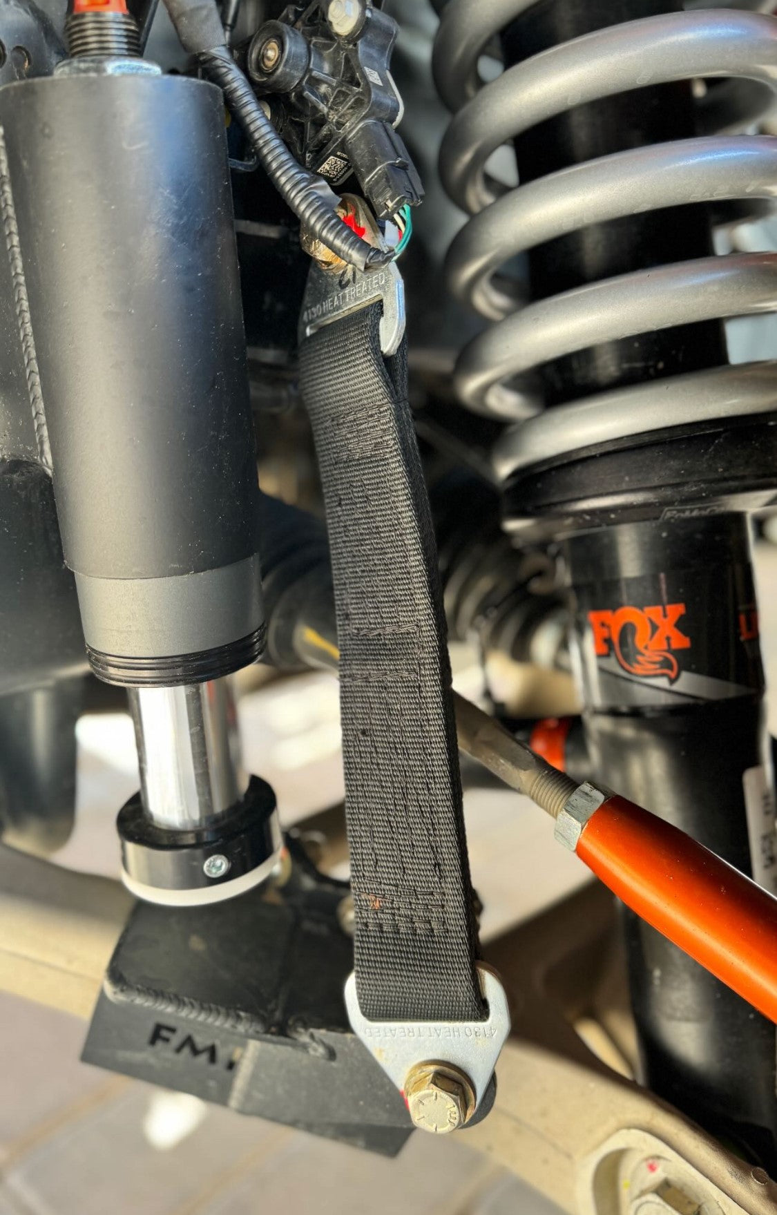Foutz Motorsports Front Limit Strap & Bump Stop Kit - Stock Lower Arm 2021-2025 Ford F-150 Raptor 2023-2025 Ford F-150 Raptor R