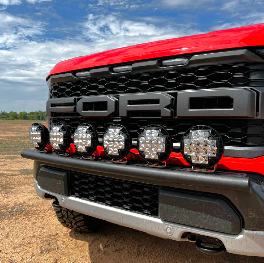 Foutz Motorsports Front Light Mount Kit (stock bumper) - Use Any Light 2021-2023 Ford F-150 Raptor 2023 Ford F-150 Raptor R