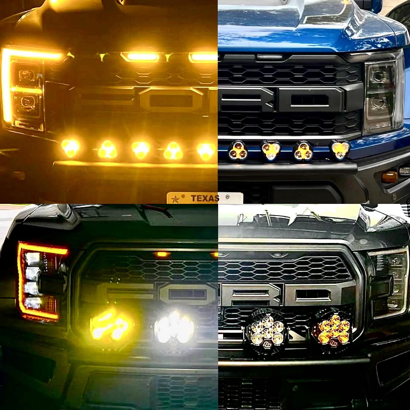 Foutz Motorsports Front Light Mount Kit (stock bumper) - Use Any Light 2021-2023 Ford F-150 Raptor 2023 Ford F-150 Raptor R