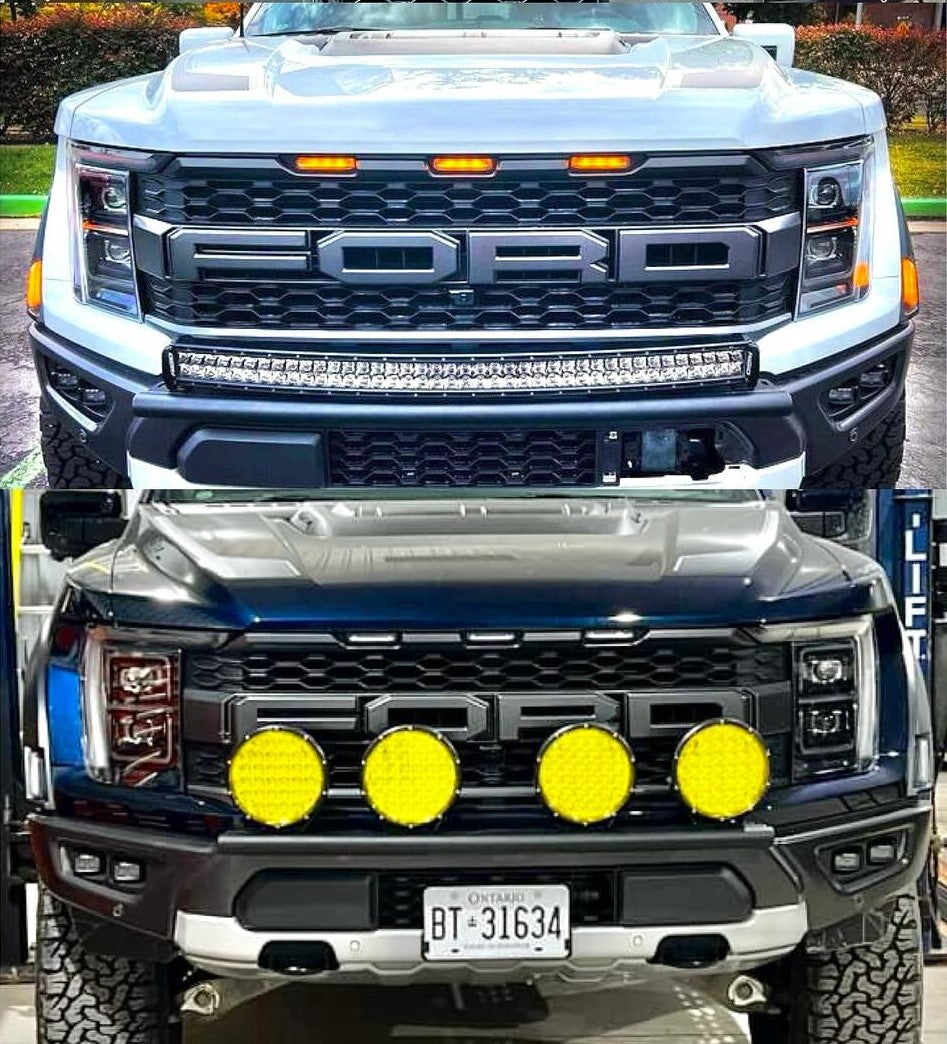 Foutz Motorsports Front Light Mount Kit (stock bumper) - Use Any Light 2021-2023 Ford F-150 Raptor 2023 Ford F-150 Raptor R