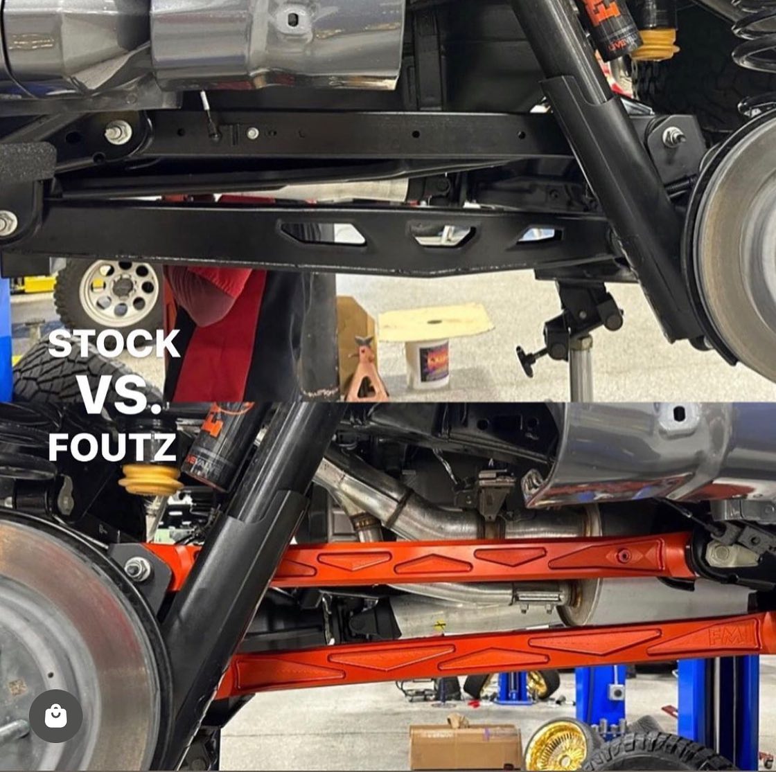 Foutz Motorsports Billet Aluminum Rear Suspension Arms with Ultra-Flex Joints 2021-2024 Ford F-150 Raptor 2023-2024 Ford F-150 Raptor R