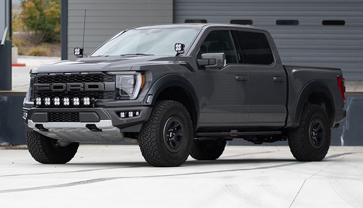 Baja Designs XL Linkable 6-Light Bumper Kit for 2021+ Ford F-150 Raptor (Standard Bumper)