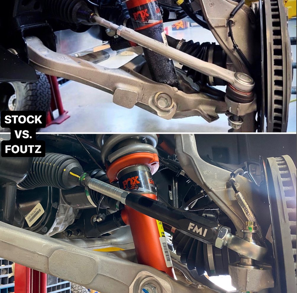 Foutz Motorsports Billet Half Tie Rod Kit 2010-2014 Ford F-150 SVT Raptor 2017-2025 Ford F-150 Raptor 2023-2025 Ford F-150 Raptor R