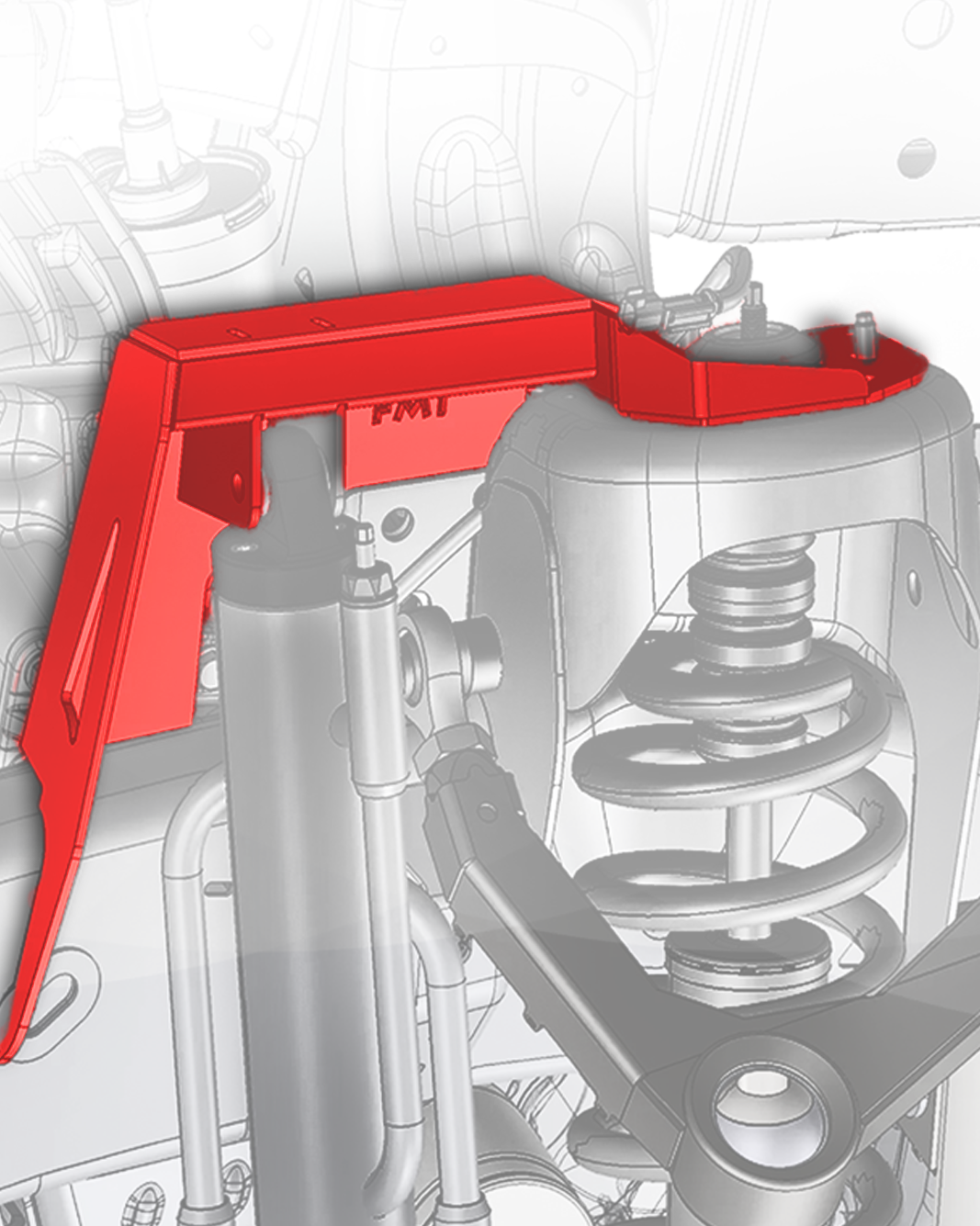 Foutz Motorsports Fabricated Front Bypass Shock Mount Kit 2021-2023 Ford F-150 Raptor 2023 Ford F-150 Raptor R