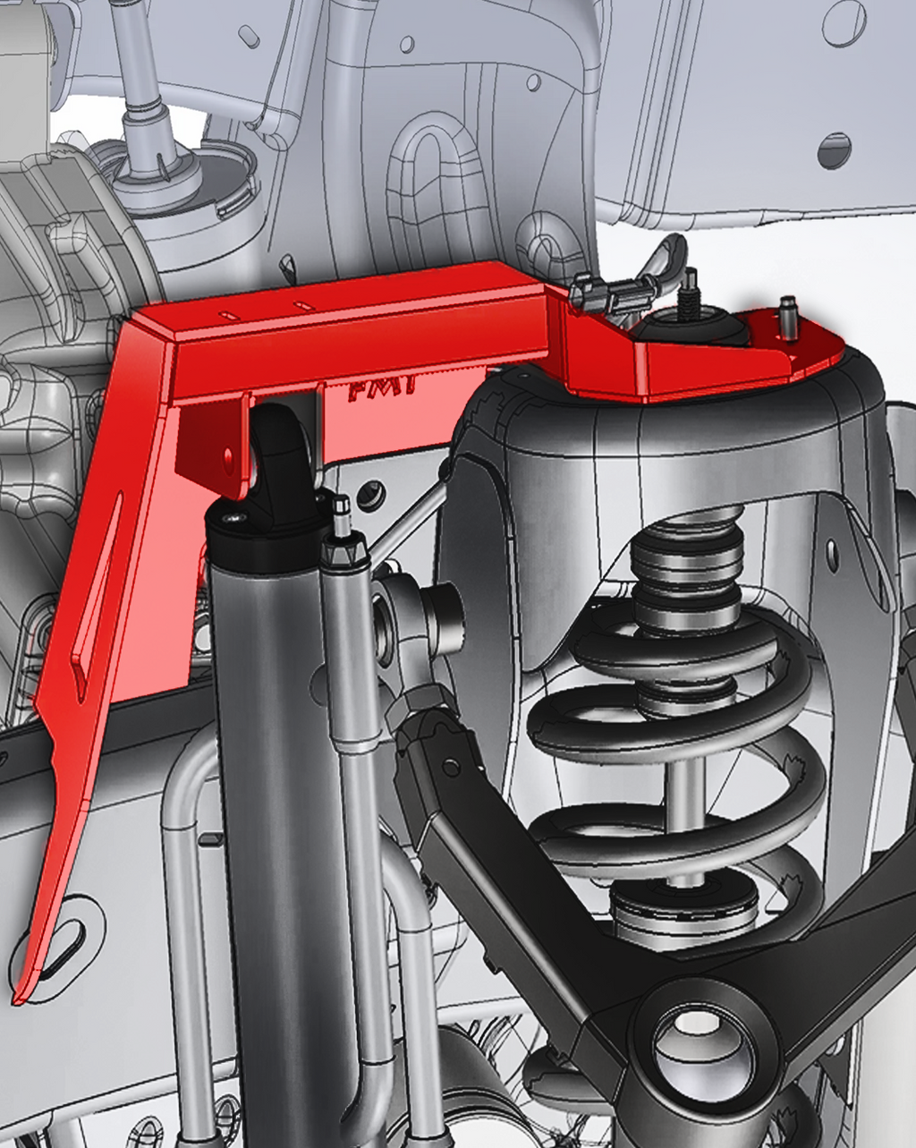 Foutz Motorsports Fabricated Front Bypass Shock Mount Kit 2017-2020 Ford F-150 Raptor