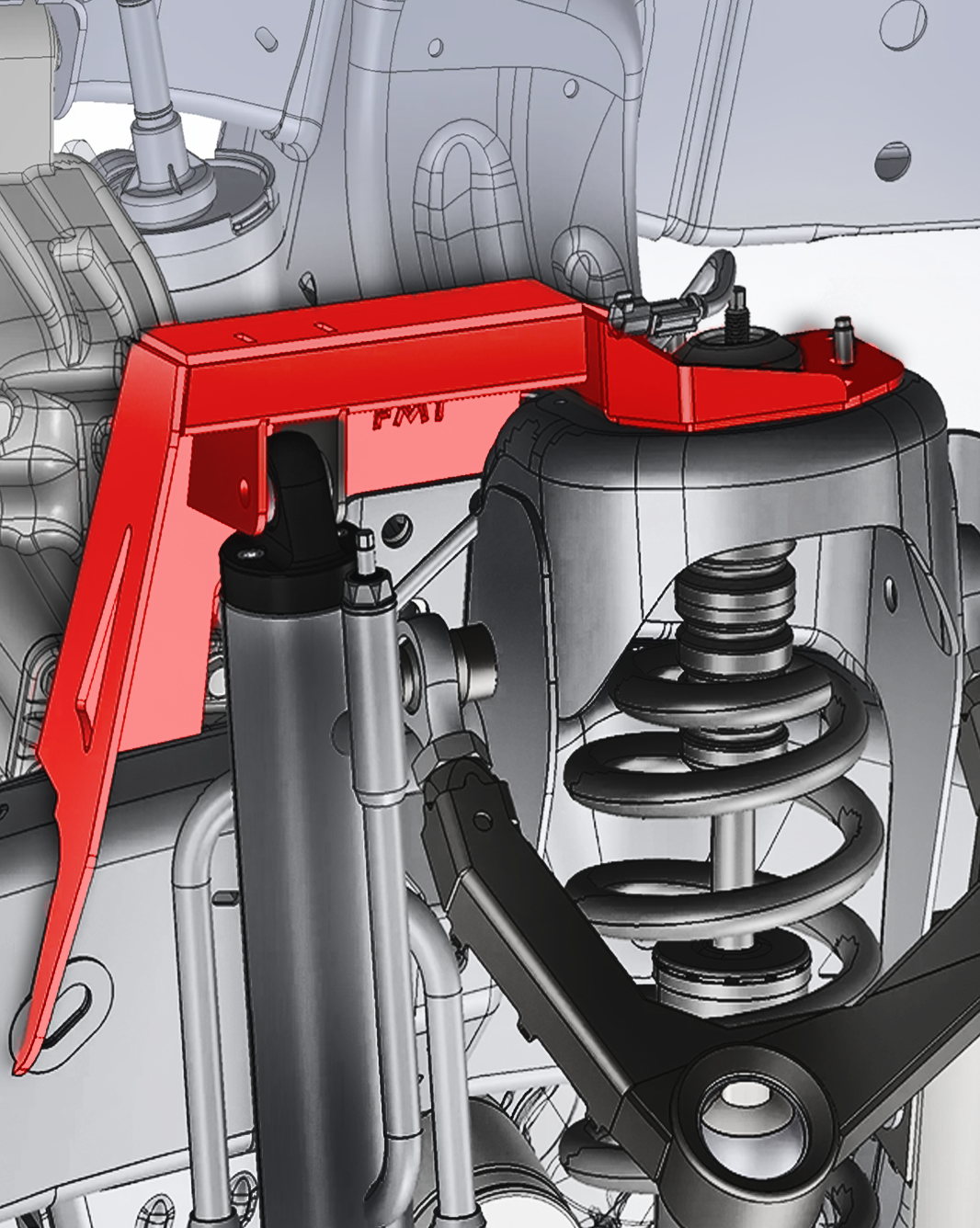 Foutz Motorsports Fabricated Front Bypass Shock Mount Kit 2017-2020 Ford F-150 Raptor