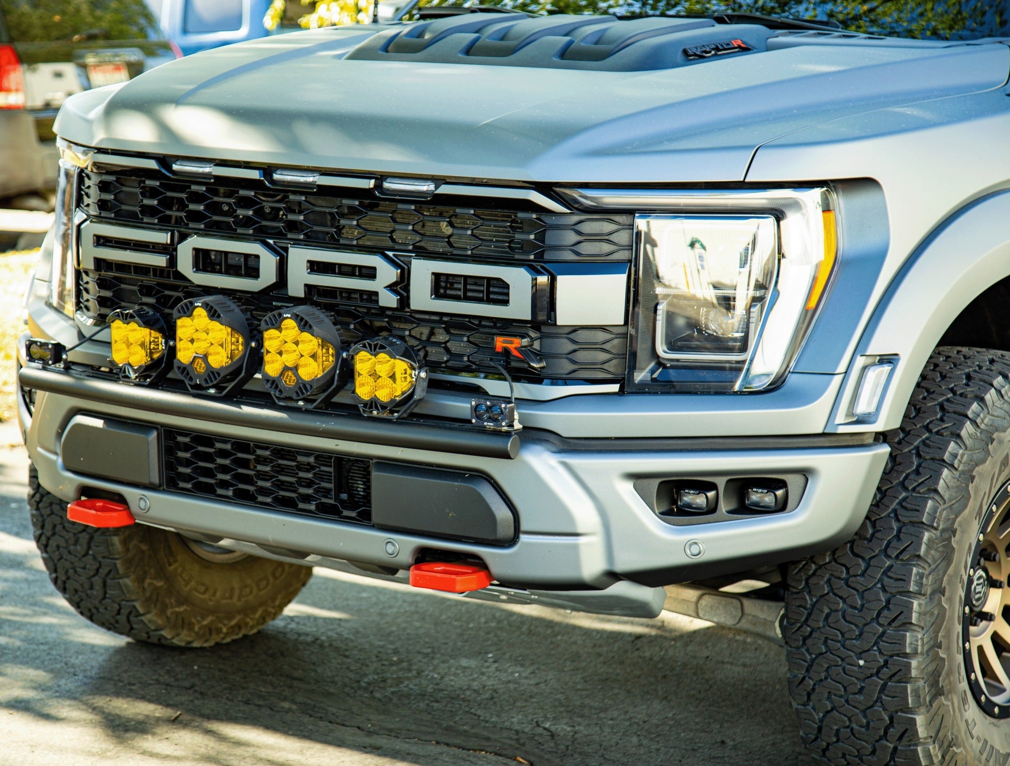 Foutz Motorsports Front Light Mount Kit (stock bumper) - Use Any Light 2021-2023 Ford F-150 Raptor 2023 Ford F-150 Raptor R
