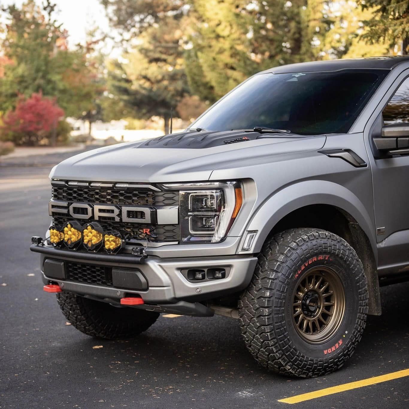 Foutz Motorsports Front Light Mount Kit (stock bumper) - Use Any Light 2021-2023 Ford F-150 Raptor 2023 Ford F-150 Raptor R