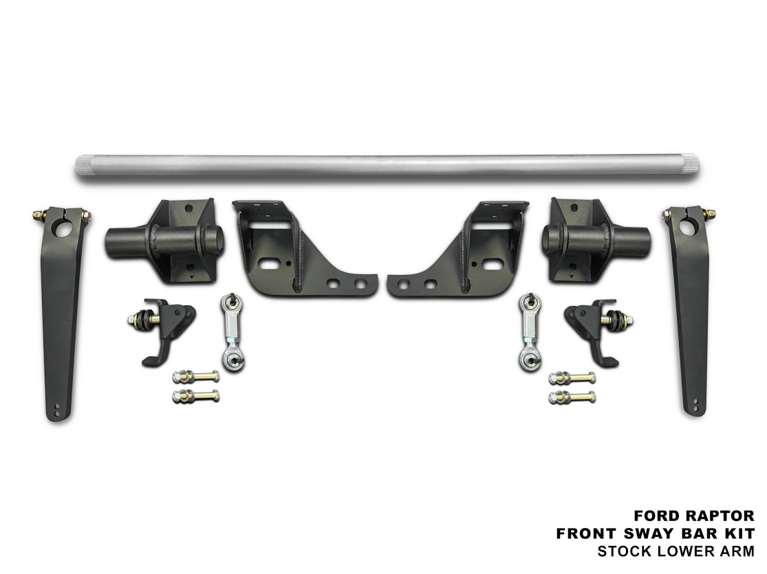 Foutz Motorsports Front Sway Bar Kit For Stock Arm 2010-2014 Ford F-150 SVT Raptor 2017-2025 Ford F-150 Raptor 2023-2025 Ford F-150 Raptor R