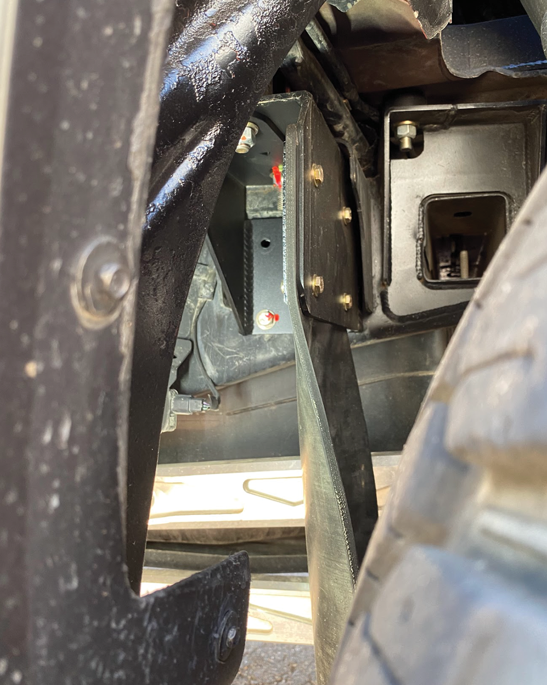 Foutz Motorsports Rear Shock Guard Mud Flap Frame Mount Kit 2017-2024 Ford F-150 Raptor 2023-2024 Ford F-150 Raptor R