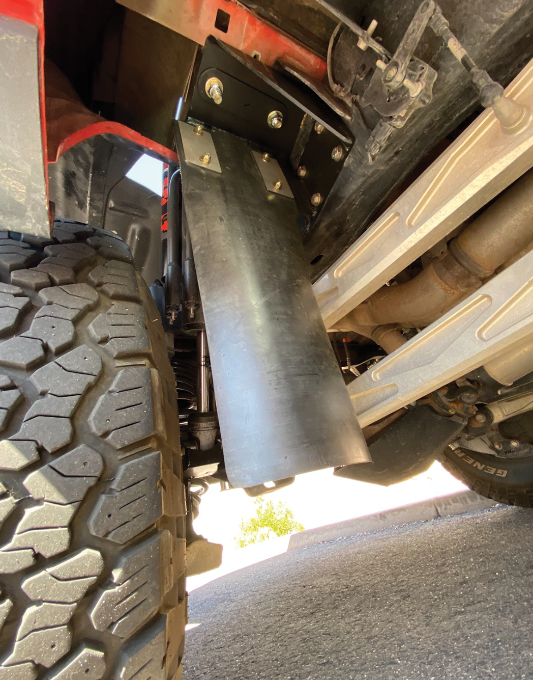 Foutz Motorsports Rear Shock Guard Mud Flap Frame Mount Kit 2017-2024 Ford F-150 Raptor 2023-2024 Ford F-150 Raptor R