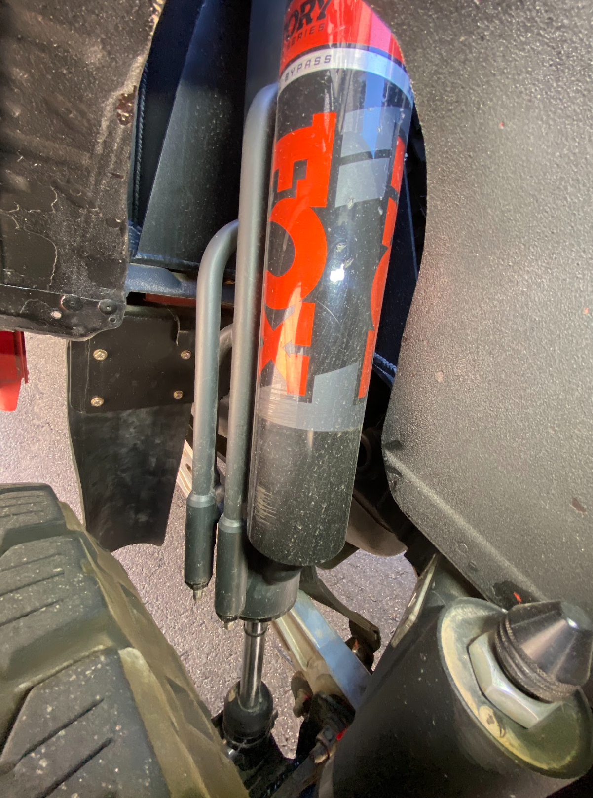 Foutz Motorsports Rear Shock Guard Mud Flap Frame Mount Kit 2017-2024 Ford F-150 Raptor 2023-2024 Ford F-150 Raptor R