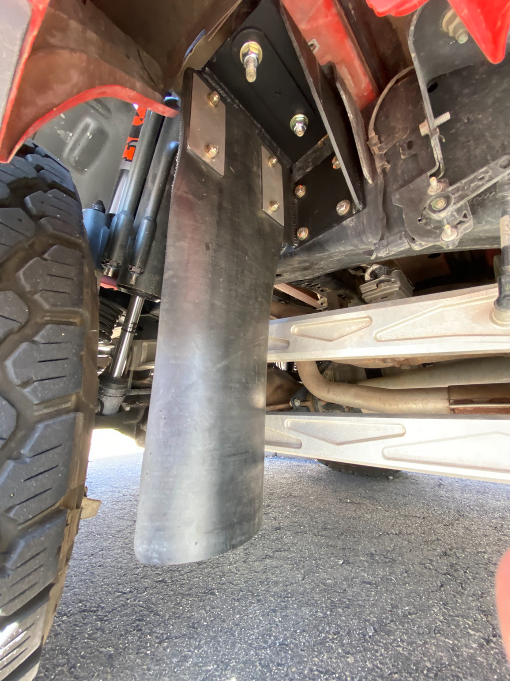 Foutz Motorsports Rear Shock Guard Mud Flap Frame Mount Kit 2017-2024 Ford F-150 Raptor 2023-2024 Ford F-150 Raptor R