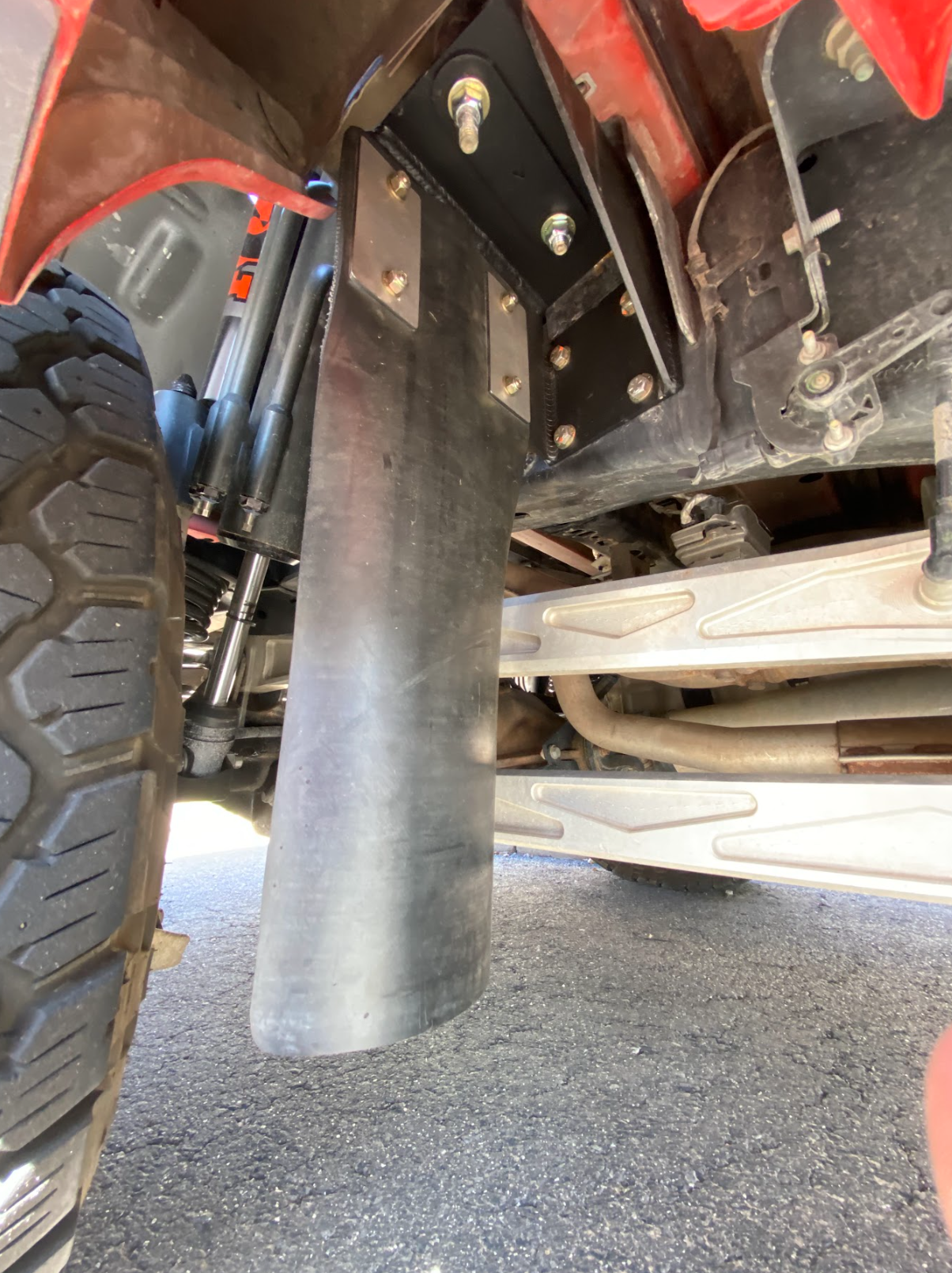 Foutz Motorsports Rear Shock Guard Mud Flap Frame Mount Kit 2017-2024 Ford F-150 Raptor 2023-2024 Ford F-150 Raptor R
