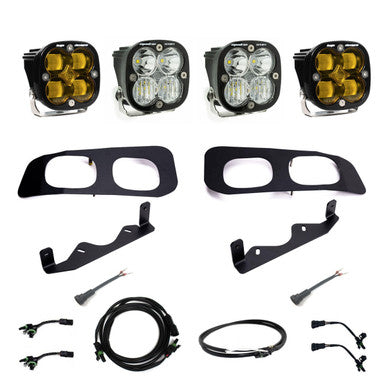 Ford Super Duty (23+) Dual Squadron Pro or Sport / Squadron SAE Fog Pocket Light Kit - Apollo Off-Road
