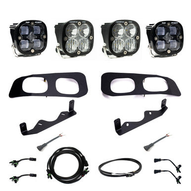Ford Super Duty (23+) Dual Squadron Pro or Sport / Squadron SAE Fog Pocket Light Kit - Apollo Off-Road