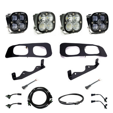 Ford Super Duty (23+) Dual Squadron Pro or Sport / Squadron SAE Fog Pocket Light Kit - Apollo Off-Road
