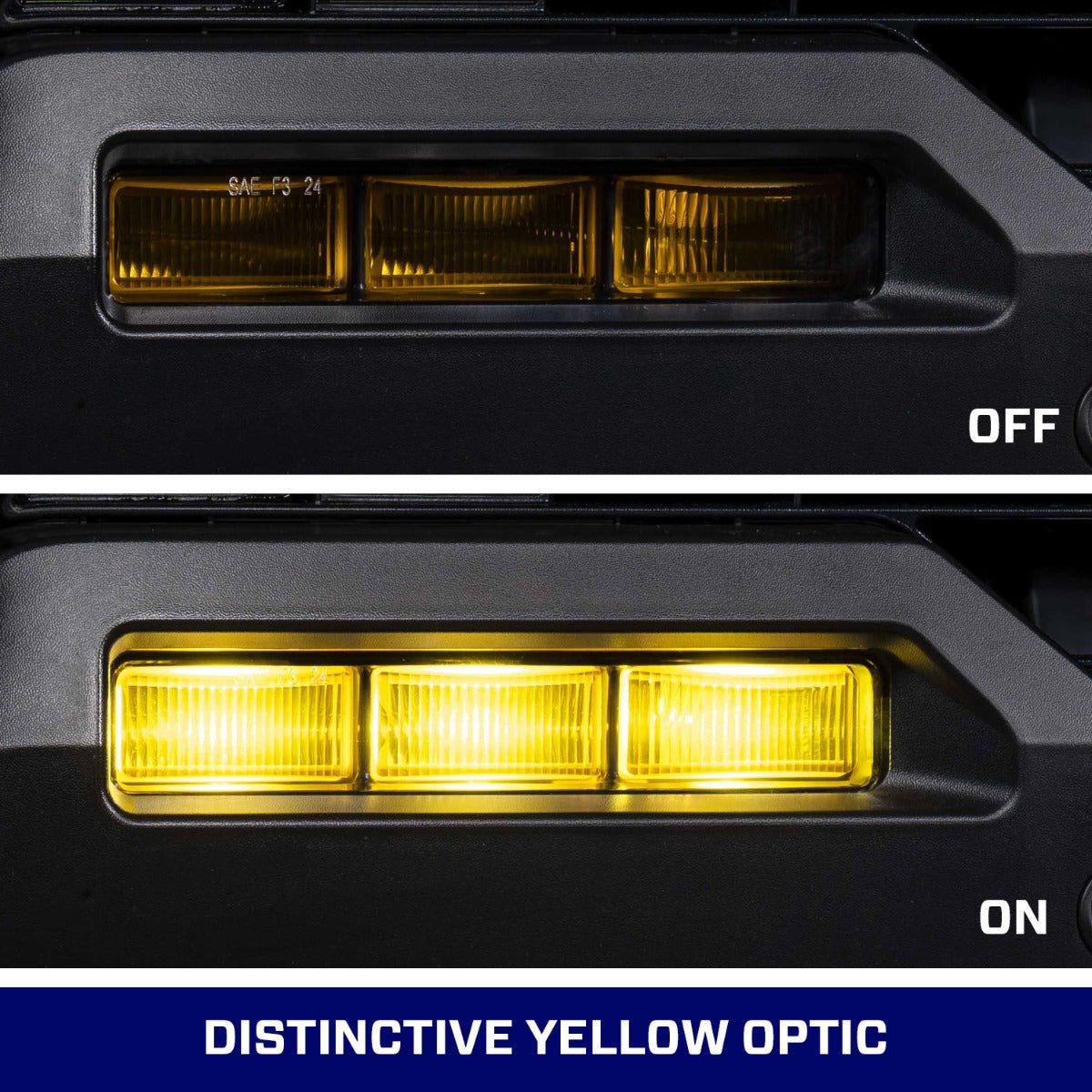 Type T3 Tacoma/Tundra/4Runner/Sequoia LED Fog Lights, Pair (Choose White or Yellow)