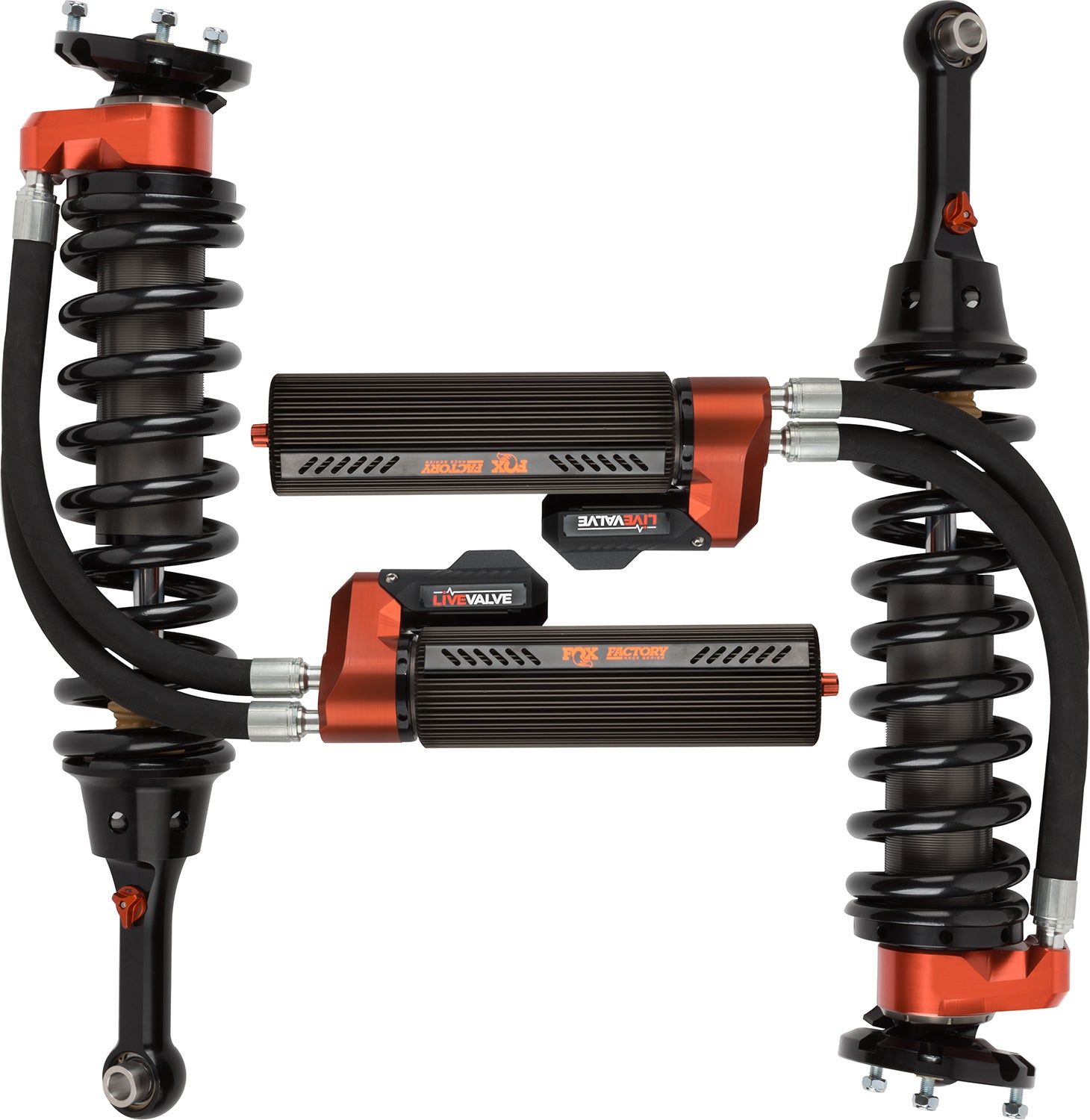 Fox 2019-2020 Ford Raptor Factory Race 3.0 Front Coilovers with Live Valve - Apollo Off-Road