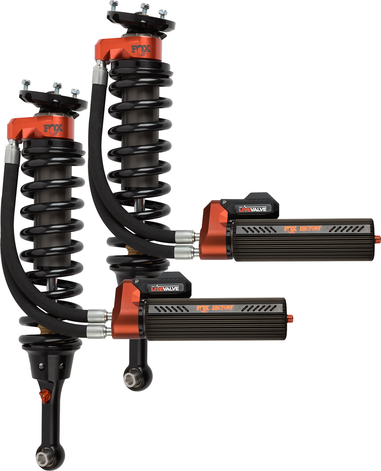 Fox 2019-2020 Ford Raptor Factory Race 3.0 Front Coilovers with Live Valve - Apollo Off-Road