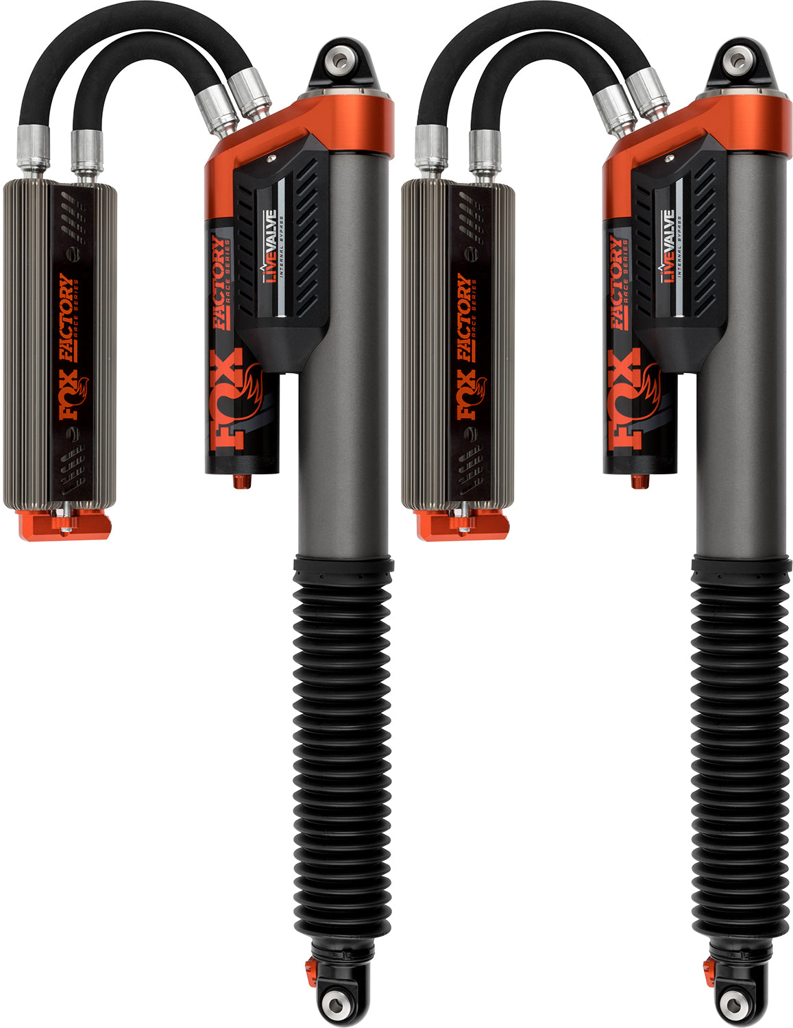 Fox 2019+ Ford Raptor Factory Race 3.0 Rear Internal Bypass Shocks with Live Valve - Apollo Off-Road