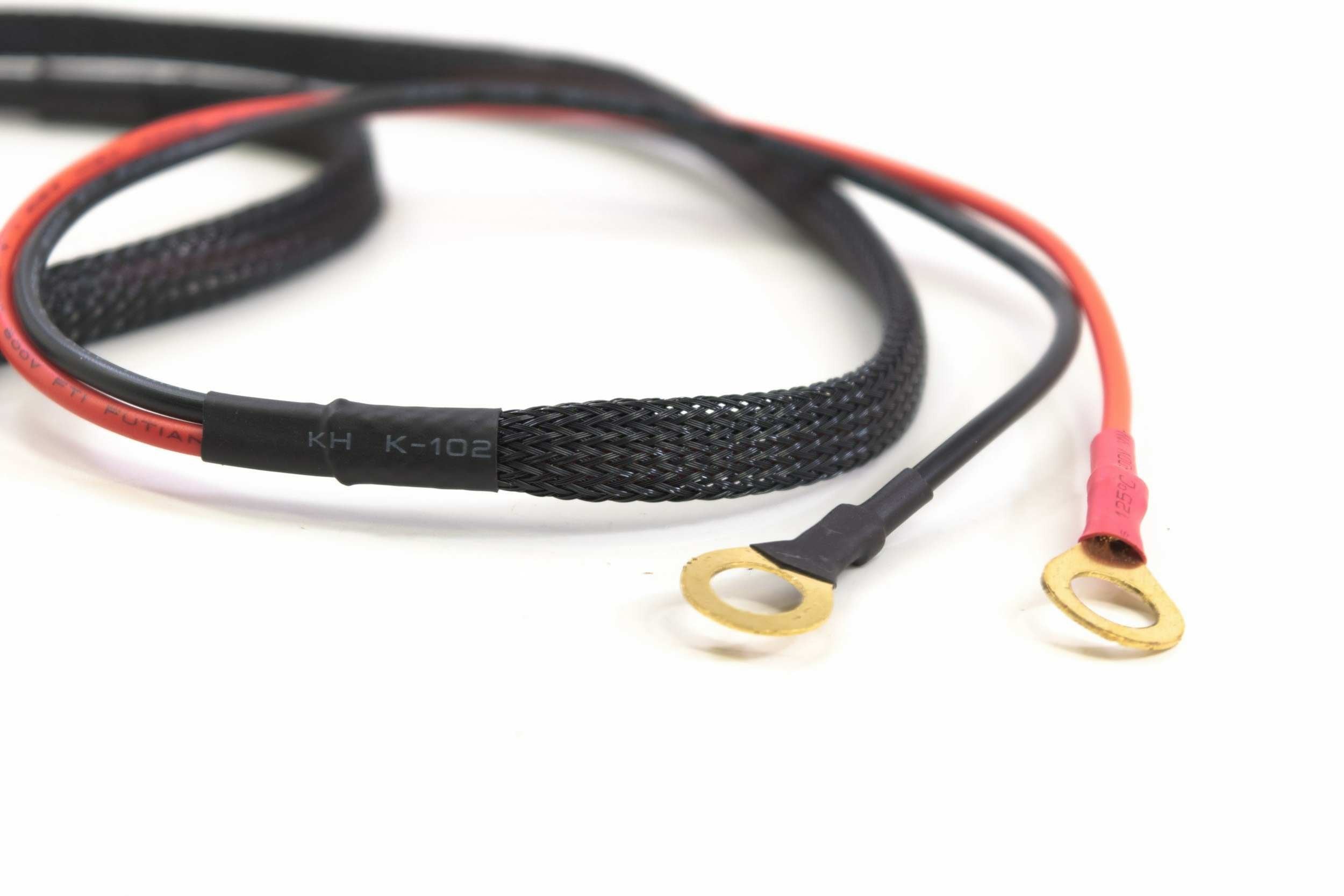 Fuse Box Harness: O-Ring Terminals (12V +/-) - Apollo Off-Road