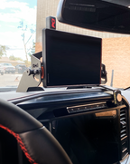 Foutz Motorsports Center Dash Fold Down GPS mount - Garmin TREAD XL 2024-2026 Ford F-150 Raptor 2024-2026 Ford F-150 2024-2026 Ford F-150 Raptor R