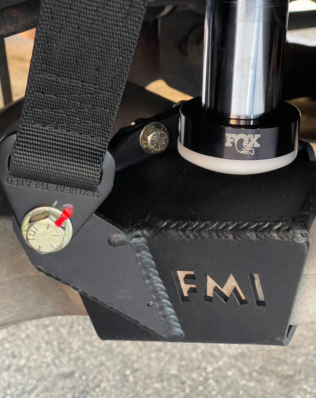 Foutz Motorsports Front Limit Strap & Bump Stop Kit - Stock Lower A-Arm 2010-2014 Ford F-150 SVT Raptor