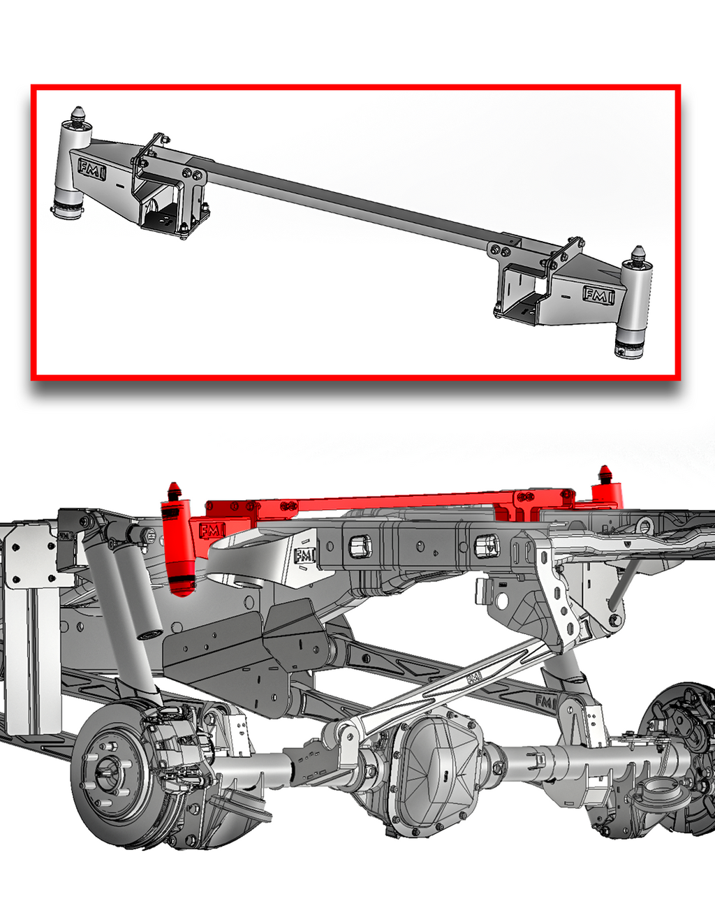 Foutz Motorsports Conversion, Rear Bump Stop Kit 2010-2014 Ford F-150 SVT Raptor