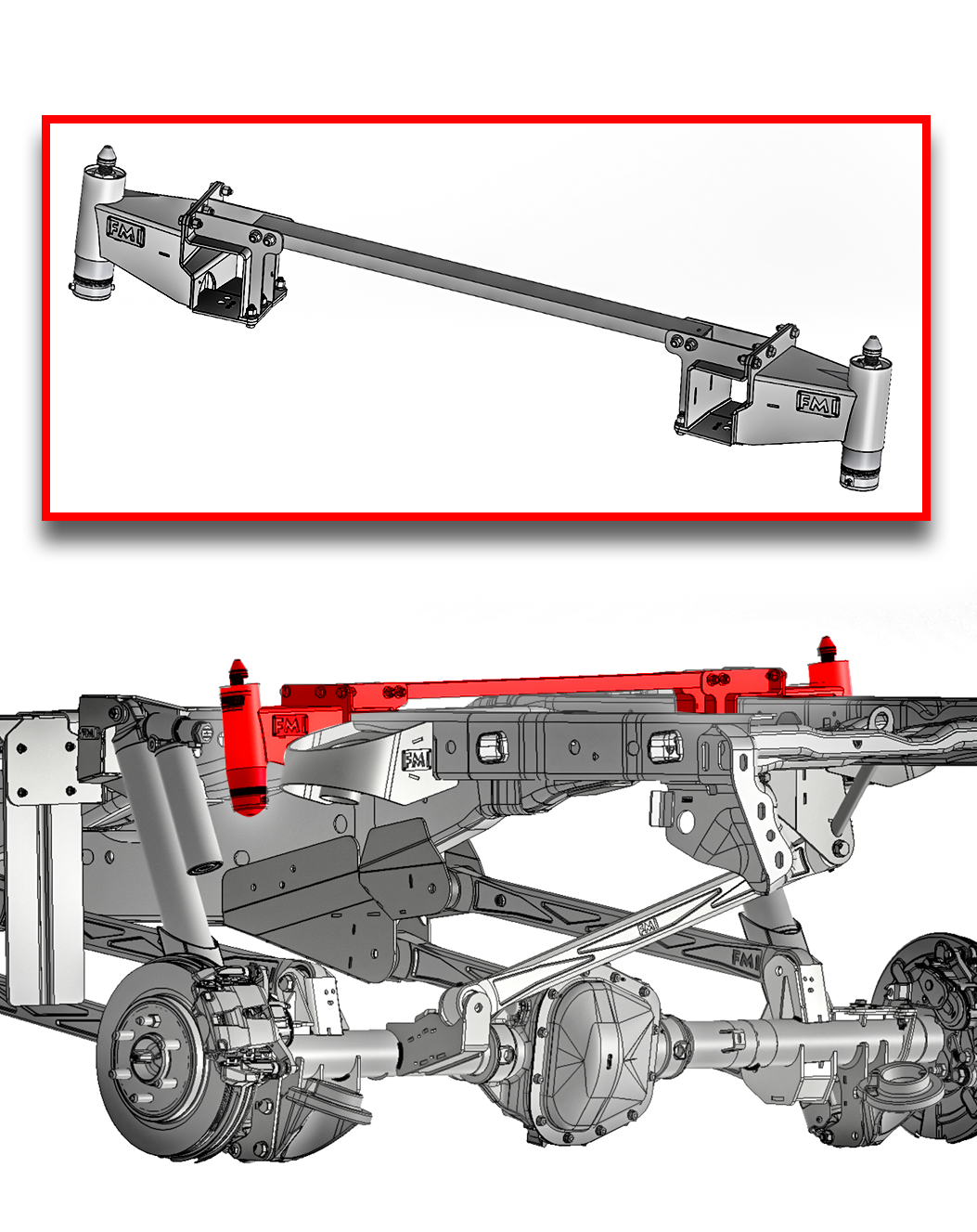 Foutz Motorsports Conversion, Rear Bump Stop Kit 2010-2014 Ford F-150 SVT Raptor
