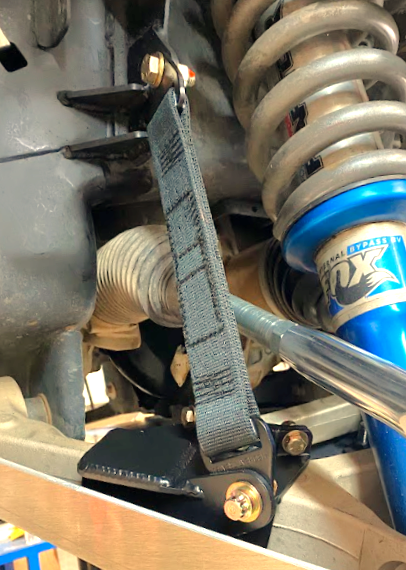 Foutz Motorsports Front Limit Strap & Bump Stop Kit - Stock Lower A-Arm 2017-2022 Ford F-150 Raptor