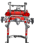 Foutz Motorsports 5-Link Mid Travel Rear Suspension Kit with Thru the bed Bypass Shock 2017-2020 Ford F-150 Raptor